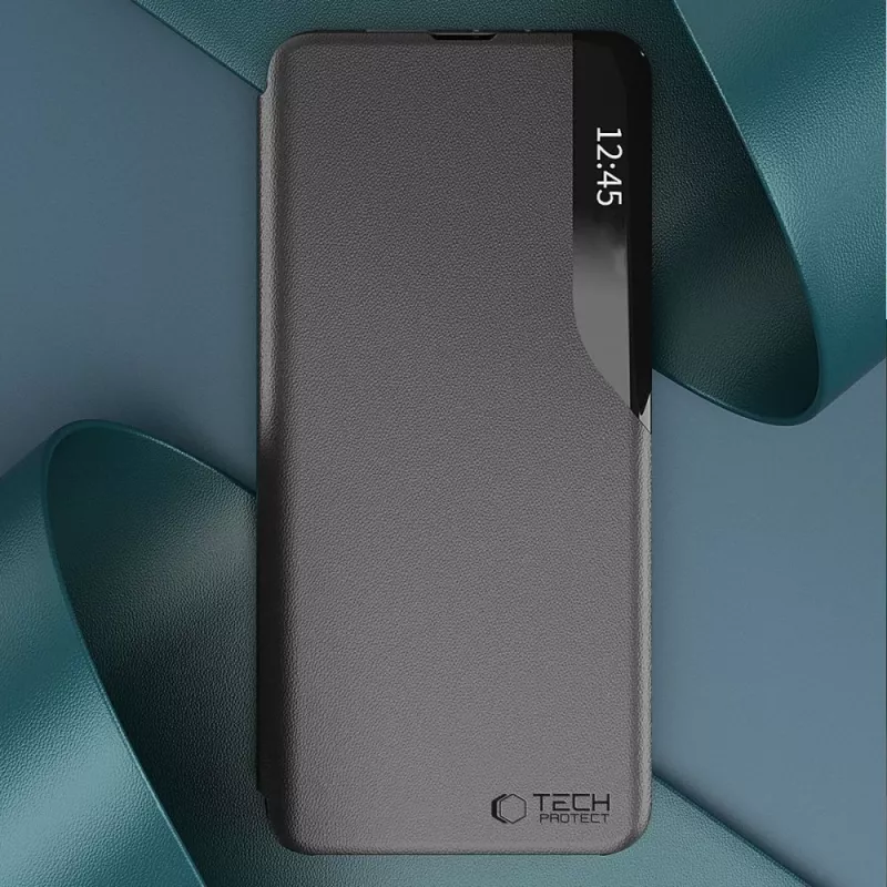 TECH-PROTECT Smart View Booklet Case, skirtas Xiaomi Redmi Note 14 Pro 5G / Poco X7 5G - Juoda