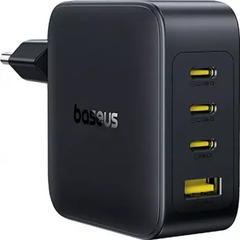 Baseus EnerFill FH11 GaN 140W 3xUSB-C + 1xUSB-A Fast Charger Black
