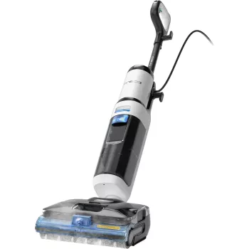 Tineco Floor One S6 Stretch Steam Plus 2-in-1 šlapias/sausas siurblys, šluota ir garų valiklis, belaidis, 35 min veikimo laikas, 0,8L švaraus vandens bakelis, 0,72L nešvaraus vandens bakelis, savaiminis valymas, LCD ekranas, iLoop jutiklis, 180° gulsčias,