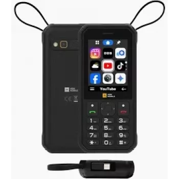 AGM Mobile M11 4G nepertraukiamas telefonas 2,8 colio ekranas IP68/IP69K 4000 mAh juodas