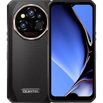 OUKITEL WP55 Ultra Thermal 6,6 inch 12/512GB 11000mAh Juodas išmanusis telefonas