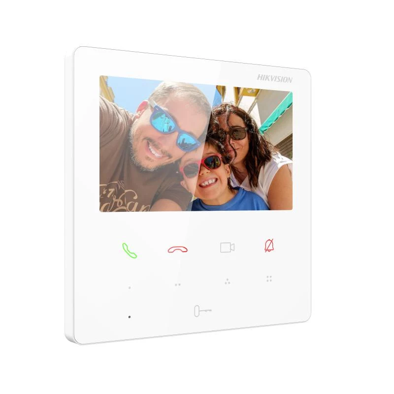 Hikvision DS-KH6110-WE1/Baltas 7 colių vaizdo durų telefono monitorius su Wi-Fi ir PoE
