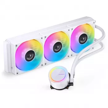 Jonsbo TG-360 All-in-One Liquid CPU Cooler, ARGB - 360mm, White