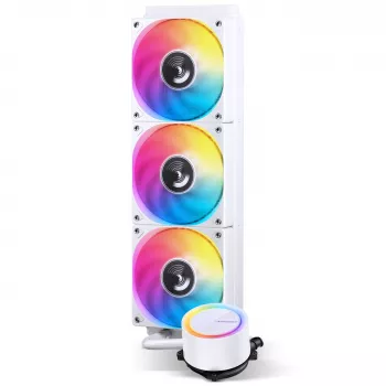 Jonsbo TG-360 All-in-One Liquid CPU Cooler, ARGB - 360mm, White