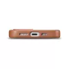 iCarer Case Leather Genuine Leather Case for iPhone 14 Plus Brown (MagSafe Compatible)