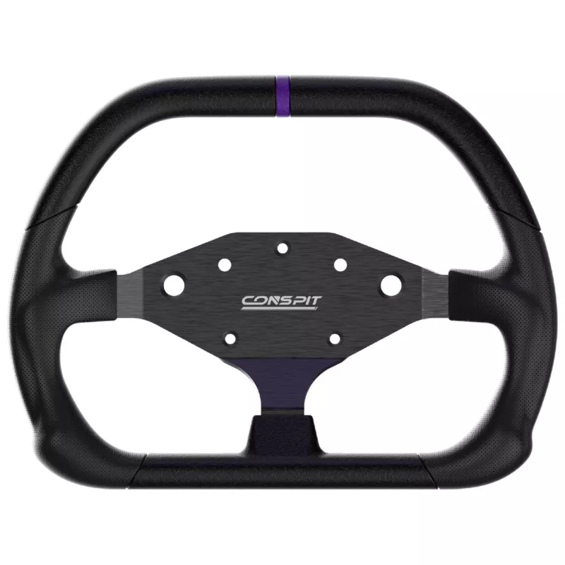 CONSPIT DX320 D formos vairas su 320 mm Alcantara rankena, anglies pluoštu ir RGB apšvietimu