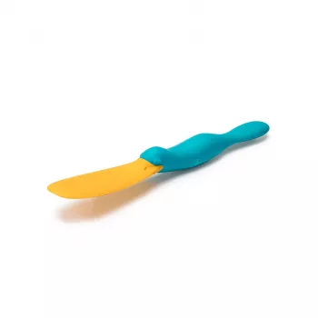 OTOTO Splatypus Slotted Spatula & Turner – juoda su oranžinėmis detalėmis