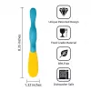 OTOTO Splatypus Slotted Spatula & Turner – juoda su oranžinėmis detalėmis