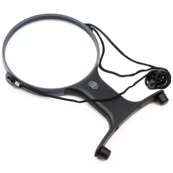 Carson HF-66 MagniFree LED didinimo lempa su lanksčia kakleliu, 2x/5x didinimas, 13 cm lęšis, LED apšvietimas, juoda