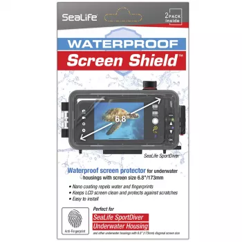 Sealife SportDiver Screen Protector (SL4005) – 2 vnt. pakuotė, permatoma, PET plėvelė