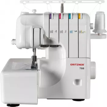Gritzner Overlock 788 Siuvimo Mašina - 3/4-Thread Overlock Serger su Diferencialiniu Padavimu