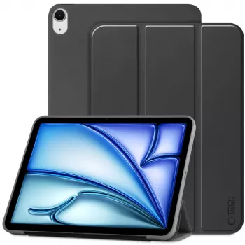 TechProtect SmartCase, skirta Apple iPad Air 10.9 inch 4/5 (2020-2022) / 11 inch 6/7 (2024-2025), juoda