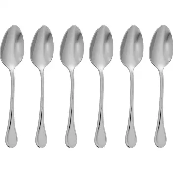 Sambonet Royal Inox 6 Espresso Spoon Set in Gift Box