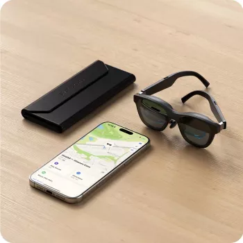 Satechi Vegan-Leather FindAll akinių dėklas, juodas
