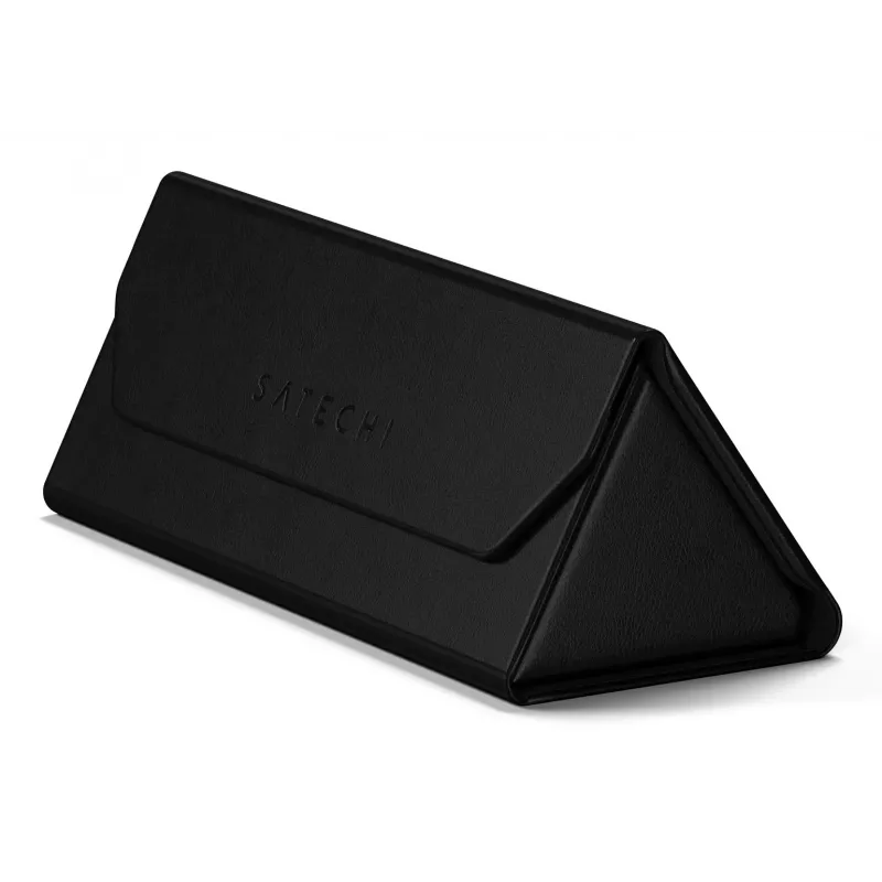 Satechi Vegan-Leather FindAll akinių dėklas, juodas