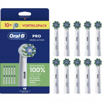 Braun Oral-B Pro CrossAction Dantų Šepetėlio Antgaliai 10 vnt.