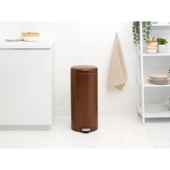 Brabantia Pedal Bin NewIcon 30 Litre Warm Bronze