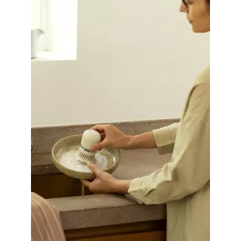 Brabantia SinkSide indų šepetėlis su muilo dozatoriumi Soft Beige (252167)