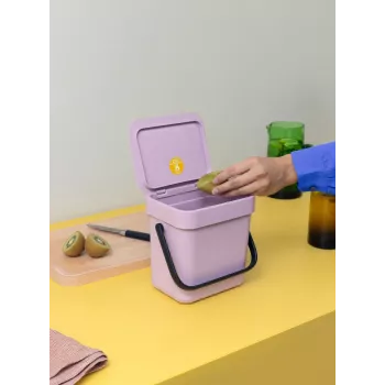 Brabantia Sort & Go šiukšlių dėžė alyvinė rožinė 3 L