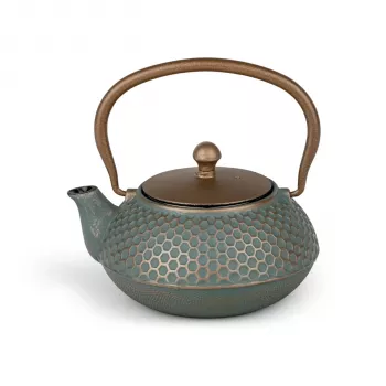 Bredemeijer Jiangxi Cast Iron Teapot 0.7 L Blue with Stainless Steel Filter