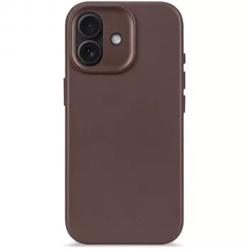Decoded Leather Backcover iPhone 17 su MagSafe – šokoladinis rudas