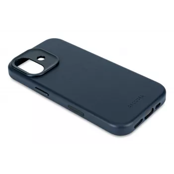 Decoded Leather Backcover for iPhone 17 su MagSafe - Navy Shadow
