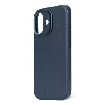 Decoded Leather Backcover for iPhone 17 su MagSafe - Navy Shadow