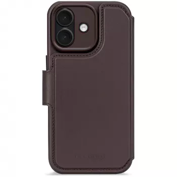 Decoded Leather Detachable Wallet for iPhone 17 su MagSafe - šokoladinis rudas
