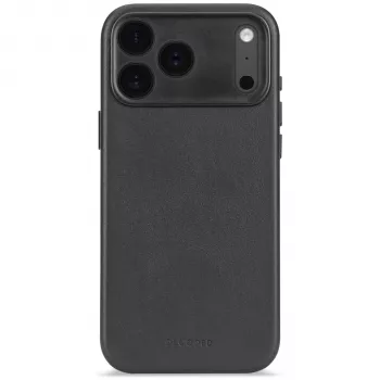 Decoded Leather Backcover, skirta iPhone 17 Pro su MagSafe (Juoda)