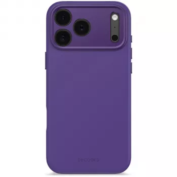 Decoded AntiMicrobial Silicone Backcover, skirta iPhone 17 Pro Max, suderinama su MagSafe, Future Dusk