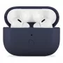 Decoded Leather AirCase Pro, apsauginis dėklas AirPods Pro 3, tamsiai mėlynas
