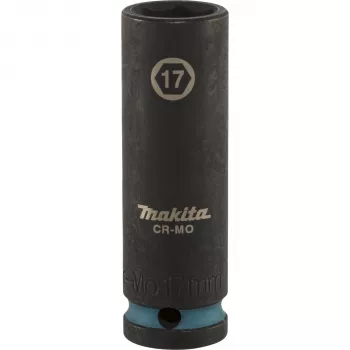 Makita 1/2 colio giluminė smūginė galvutė 17 mm, juodas fosfatinis (E-16477)