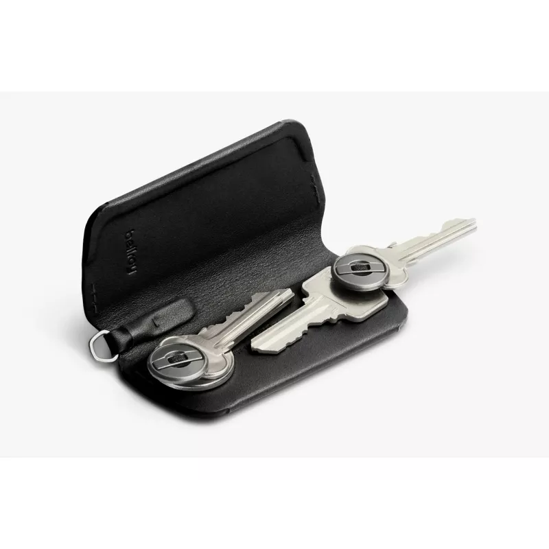 Bellroy Key Cover Plus 3rd Edition - Leather Key Case (Black)