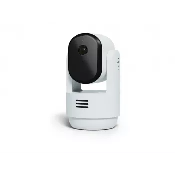 „Arlo Essential 3“ vidinė PTZ apsaugos kamera, 1080p, spalvotas naktinis matymas, dvipusis garsas, „Wi-Fi“, balta