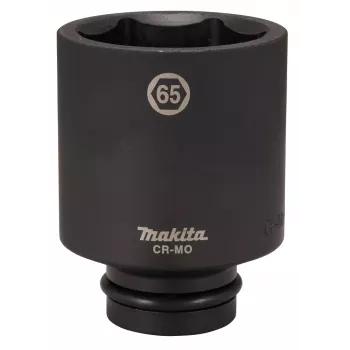 Makita Smūginis antgalis 1 inch pavara 65 mm 6 kampų Cr-Mo juodas fosfatuotas E-24810