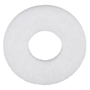 Makita 1914S5-9 Felt Polishing Pad for PS001G Cordless Scrubber/Polisher, 200 mm, White