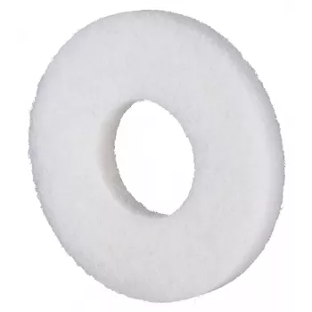 Makita 1914S5-9 Felt Polishing Pad for PS001G Cordless Scrubber/Polisher, 200 mm, White