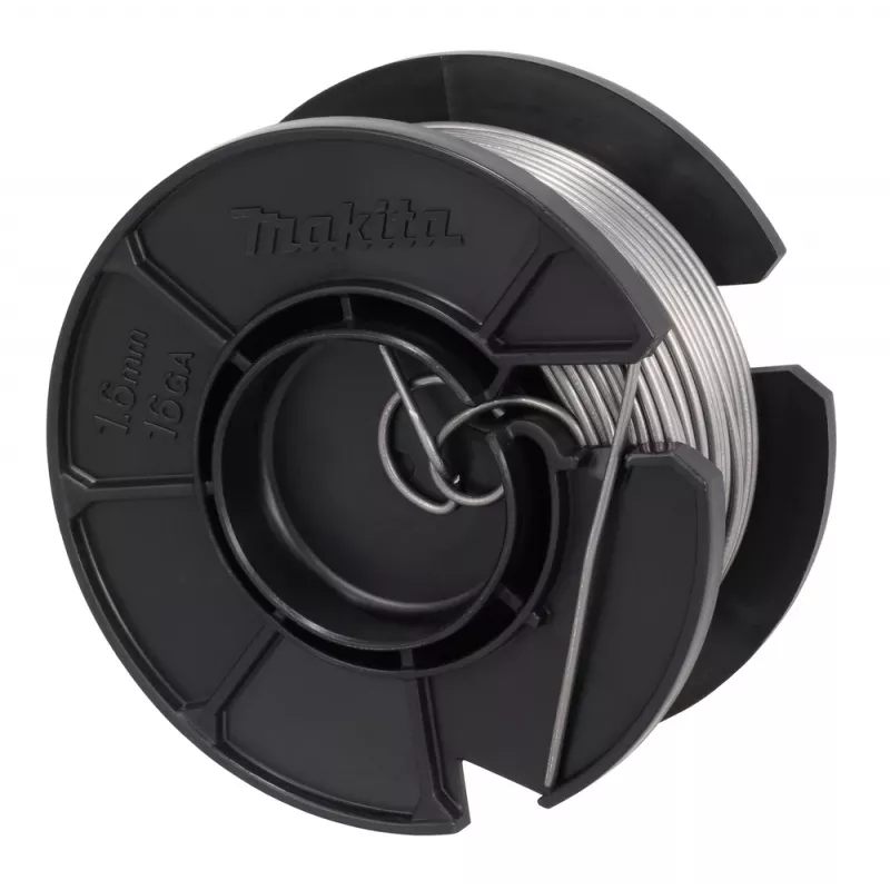 Makita 1915N0-0 Plikoji rišamoji viela armatūros jungtims 1,6 mm x 30,0 m, 32 vnt.