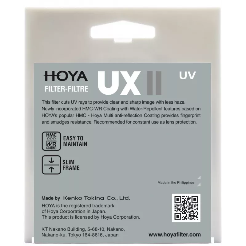 Hoya UX II UV 58mm filtras