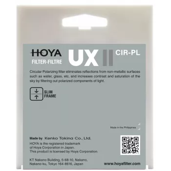 Hoya UX II CIR-PL 72mm apskritas poliarizacinis filtras