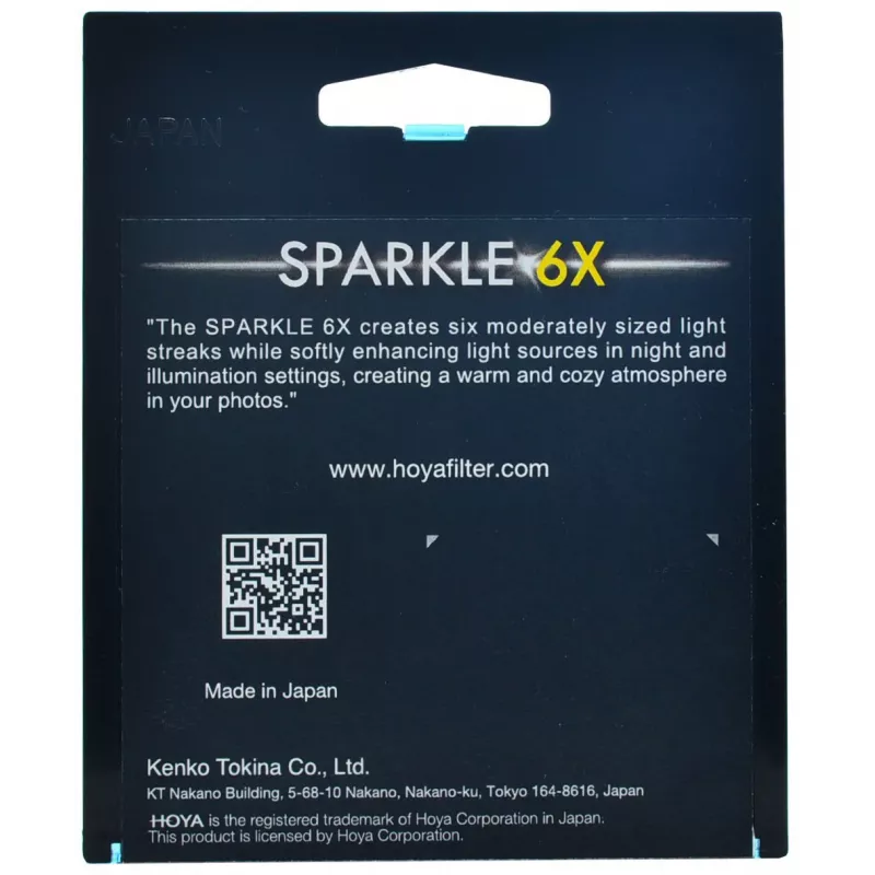 Hoya Sparkle x6 62mm žvaigždinis filtras