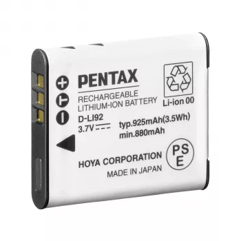 Pentax D-LI92 (B) Ličio jonų akumuliatorius 925 mAh 3,7 V juodas