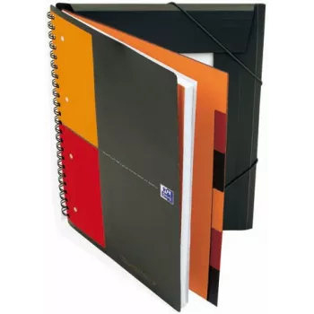 ELBA Organiser Book - 80 Sheets - Black - A4 - Spiral Binding - 245 mm - 310 mm