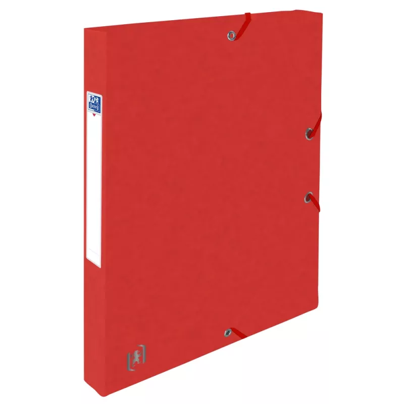 Oxford TOP FILE+ Dokumentų dėžutė A4 2,5 cm Raudona