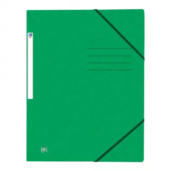 Oxford TOP FILE+ Kampinis elastingas aplankas A4 žalias