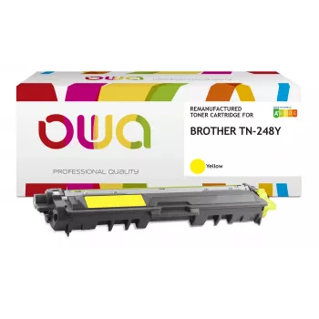 Armor OWA Toner Kasetė, suderinama su Brother TN-248Y, geltona, 1 000 puslapių, perdirbta