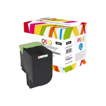 Armor OWA juodas dažų kasetė – perdirbta, suderinama (Lexmark 80C2SK0 alternatyva)
