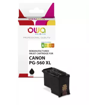 ARMOR OWA Suderinama rašalo kasetė, skirta Canon PG-560XL / N560XL juoda (750 puslapių) (K20841OW)