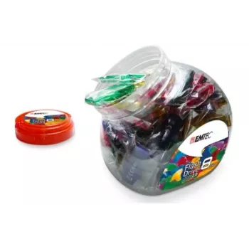 EMTEC ECMMD16GC410JAR80 16 GB USB 2.0 atmintukas (įvairių spalvų) – 80 vnt. pakuotė