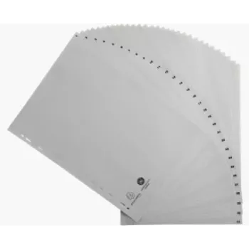 Exacompta 1931E dokumentų aplankas A4 – pilka – 80 % perdirbto polipropileno